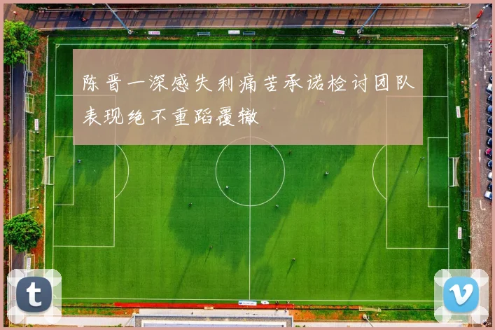 陈晋一深感失利痛苦承诺检讨团队表现绝不重蹈覆辙